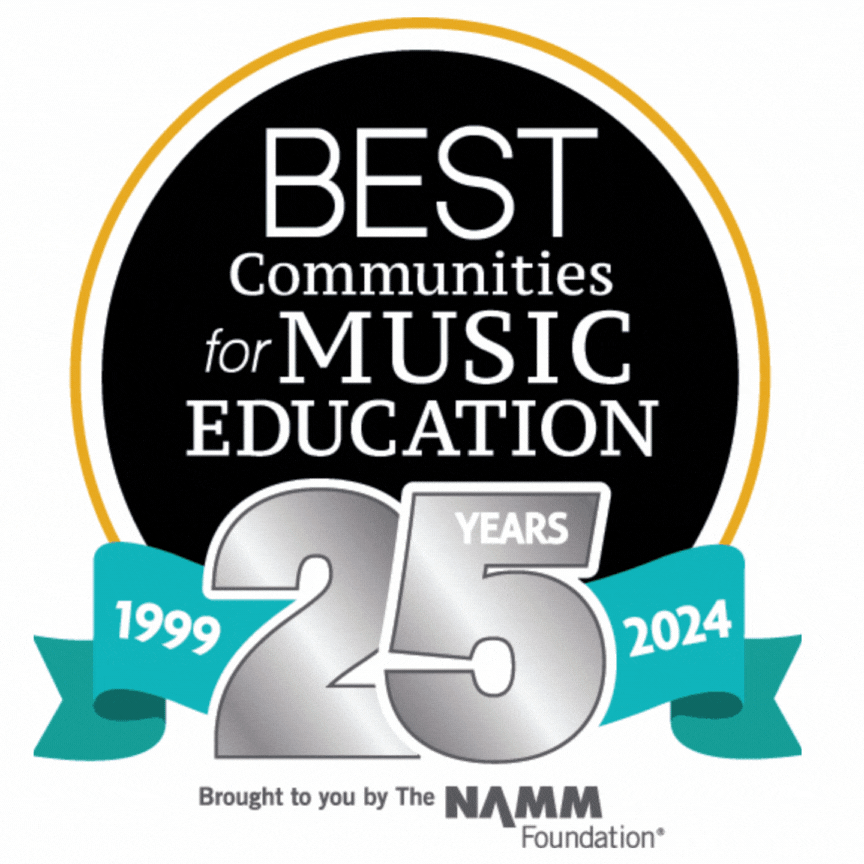 Award-Badges Best Music Education, Niche 2022 award and Advanced Ed accredited